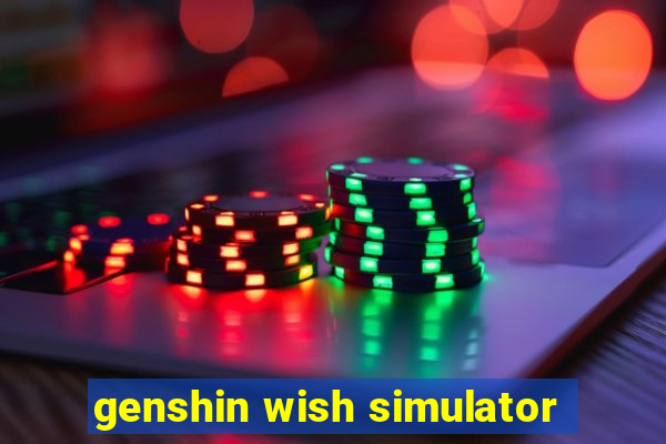 genshin wish simulator