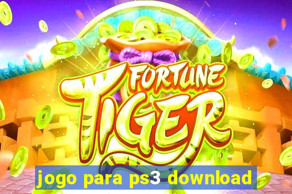 jogo para ps3 download