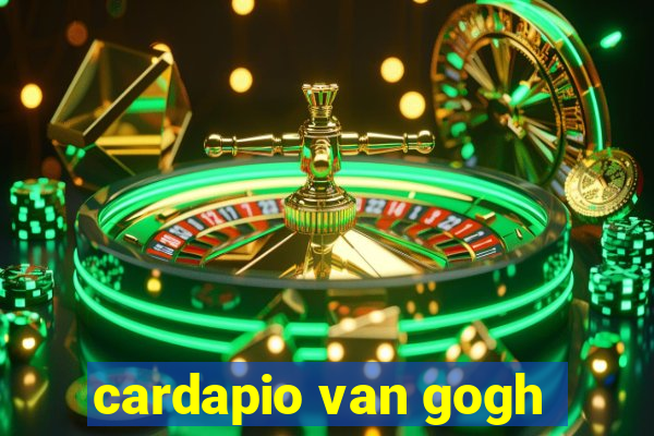 cardapio van gogh