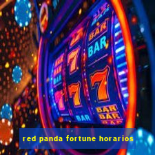 red panda fortune horarios