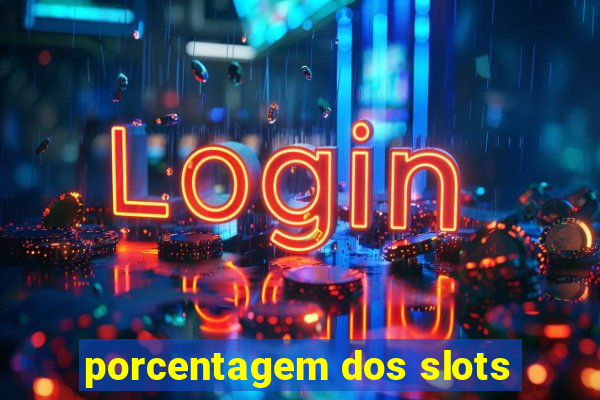 porcentagem dos slots