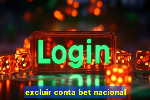 excluir conta bet nacional