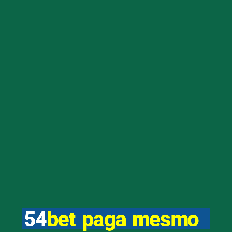 54bet paga mesmo