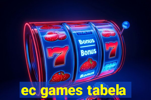 ec games tabela