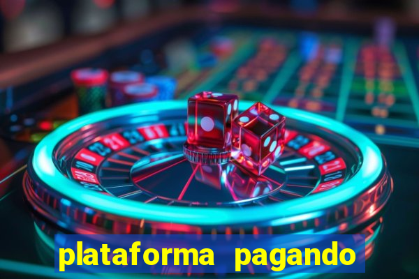 plataforma pagando no cadastro