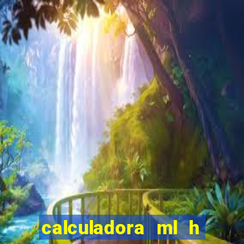 calculadora ml h para mcg kg min