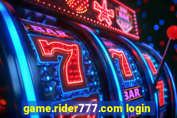 game.rider777.com login