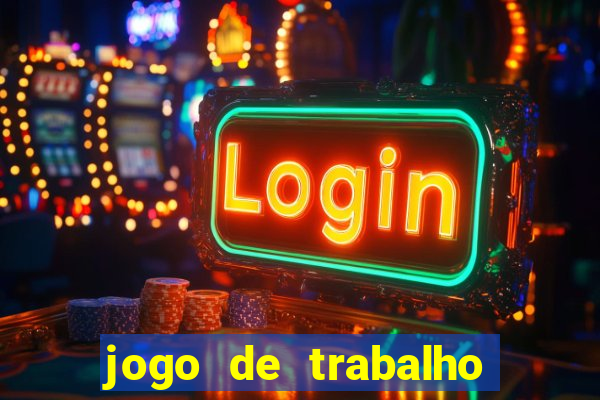 jogo de trabalho no escritório