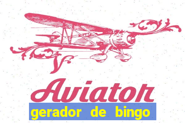 gerador de bingo cha de bebe